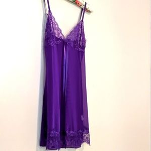 Sheer Purple Nightgown
